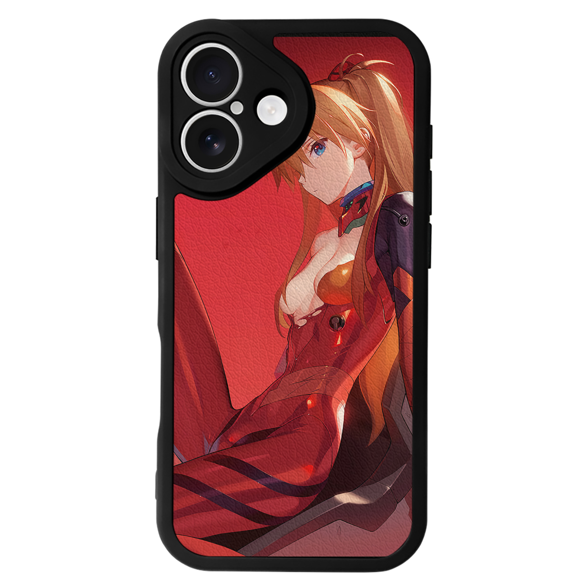 （画像用） EVA 新世紀エヴァンゲリオン 【iPhone 16シリーズ対応】シリコンスマホケース（レザー調） 材質：シリコン